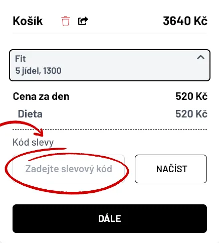 slevový kód