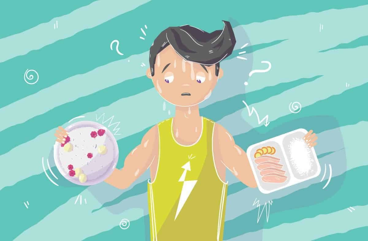 co jíst před tréninkem